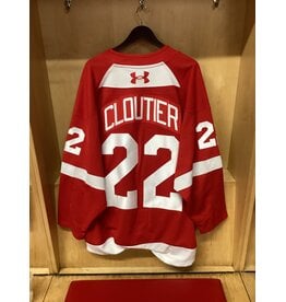 Justin Cloutier Game Worn Red 25/26 #22