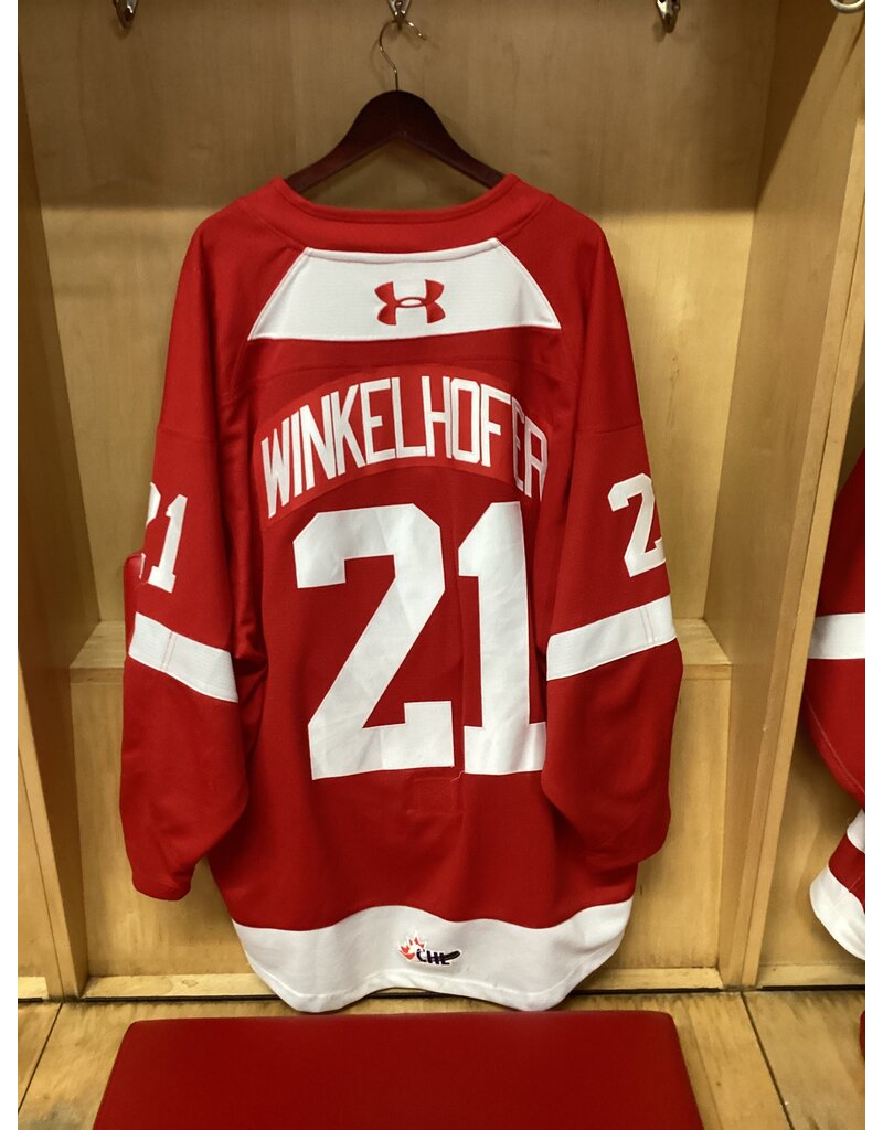 Jakub Winkelhofer Game Worn Red 25/26 #21