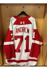 Carson Andrew Game Worn White 25/26 #71