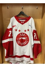 Carson Andrew Game Worn White 25/26 #71