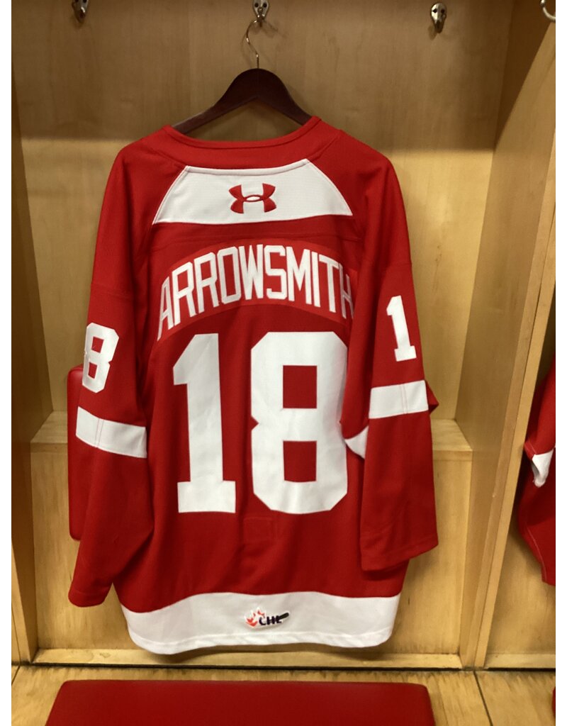 Blake Arrowsmith Game Worn Red 25/26 #18