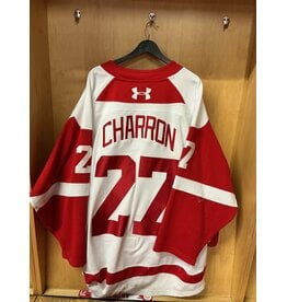 Jordan Charron Game Worn White 25/26 #27