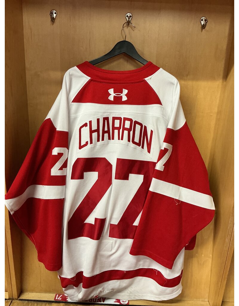 Jordan Charron Game Worn White 25/26 #27