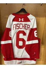 Lukas Fisher Game Worn White 25/26 #6