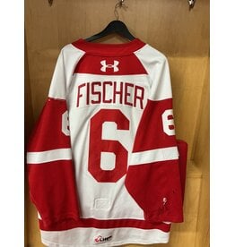 Lukas Fisher Game Worn White 25/26 #6