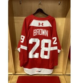 Christopher Brown Game Worn Red 25/26 #28