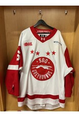 Lukas Fisher Game Worn White 25/26 #6