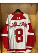 Bryce McConnell-Barker game Worn White 25/26 #8