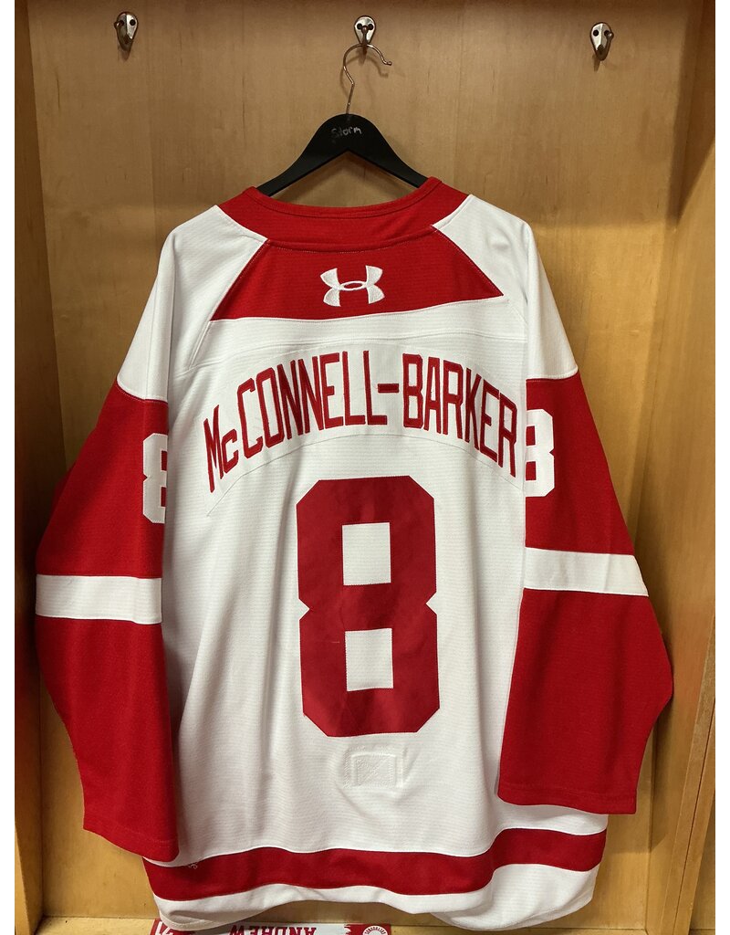 Bryce McConnell-Barker game Worn White 25/26 #8