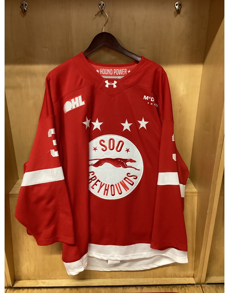 Keegan Gillen Game Worn Red 25/26 #3