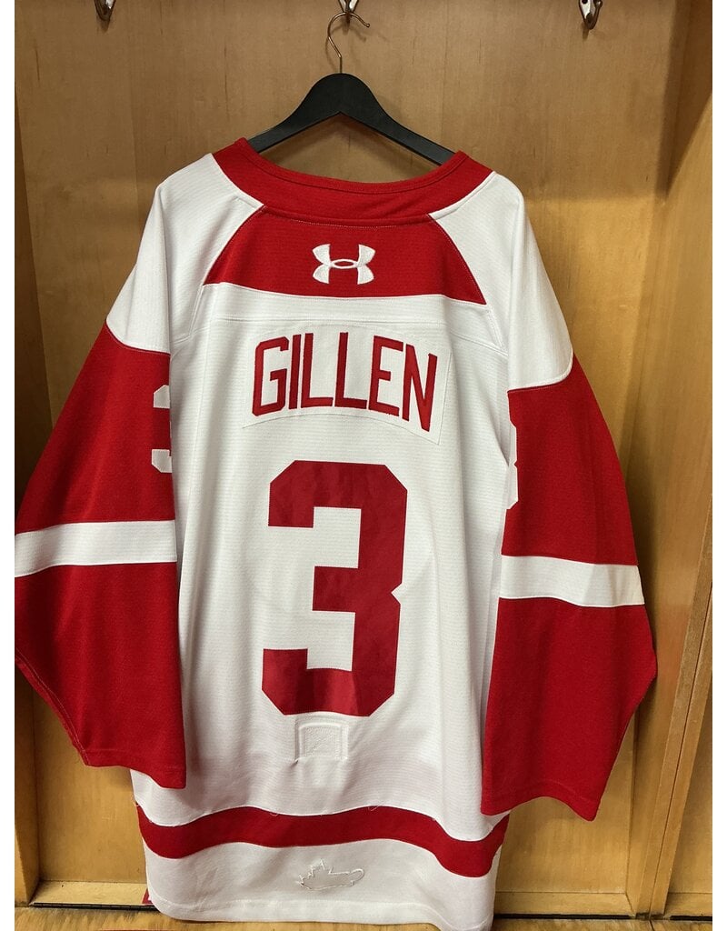 Keegan Gillen Game Worn White 25/26 #3