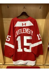 Tobias Zvolensky Game Worn Red 25/26 #15