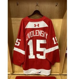 Tobias Zvolensky Game Worn Red 25/26 #15