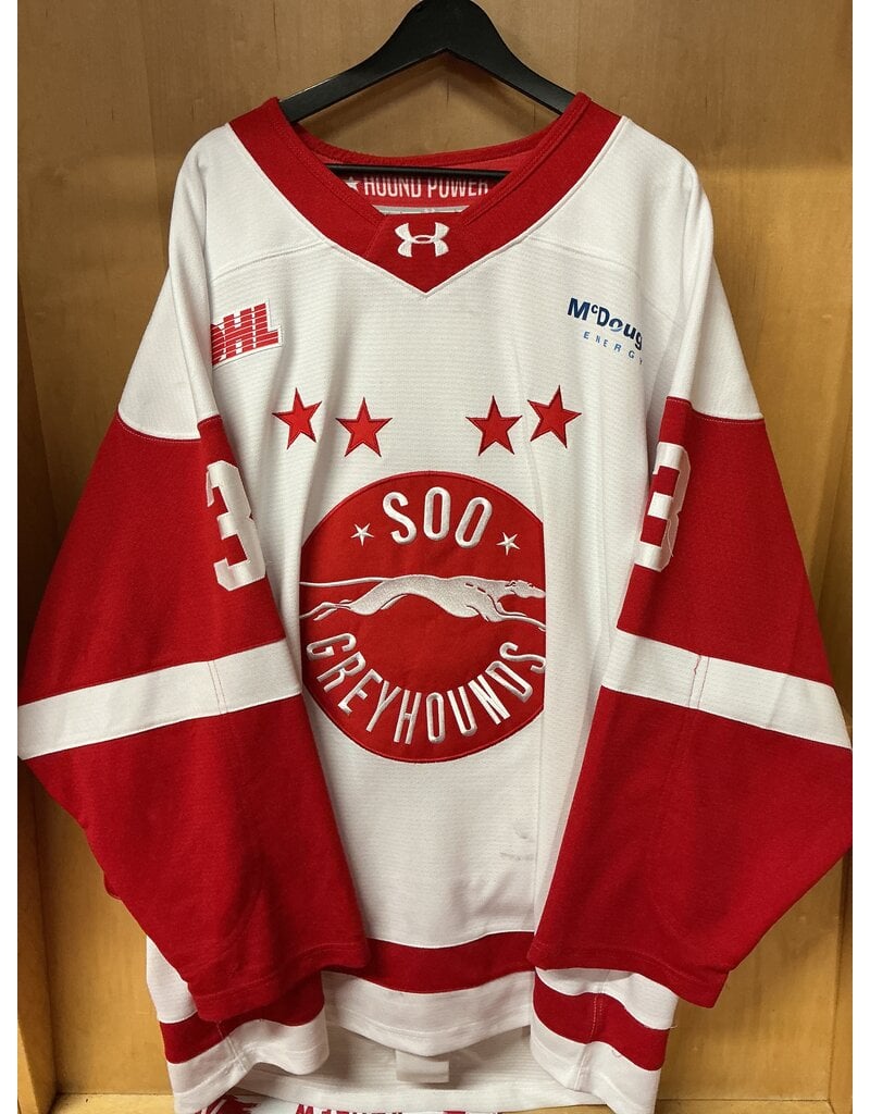 Keegan Gillen Game Worn White 25/26 #3