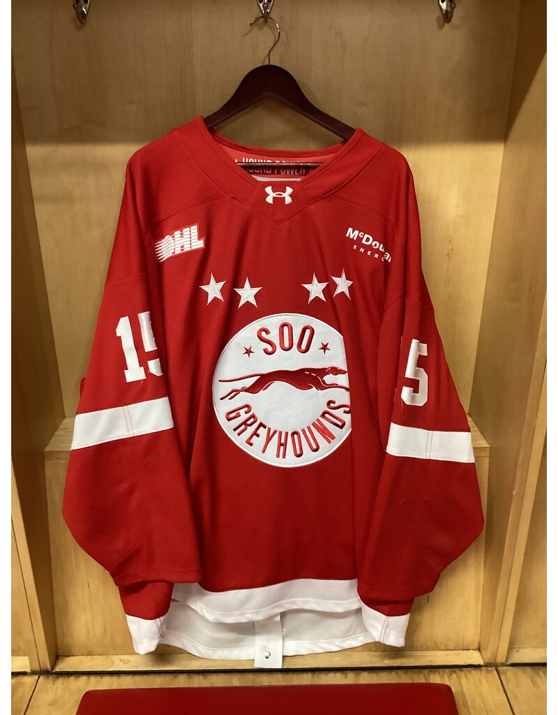 Tobias Zvolensky Game Worn Red 25/26 #15