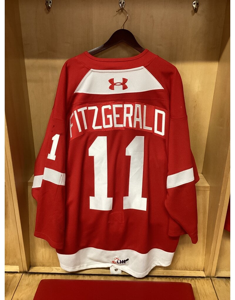 Colin Fitzgerald Game Worn Red 25/26 #11