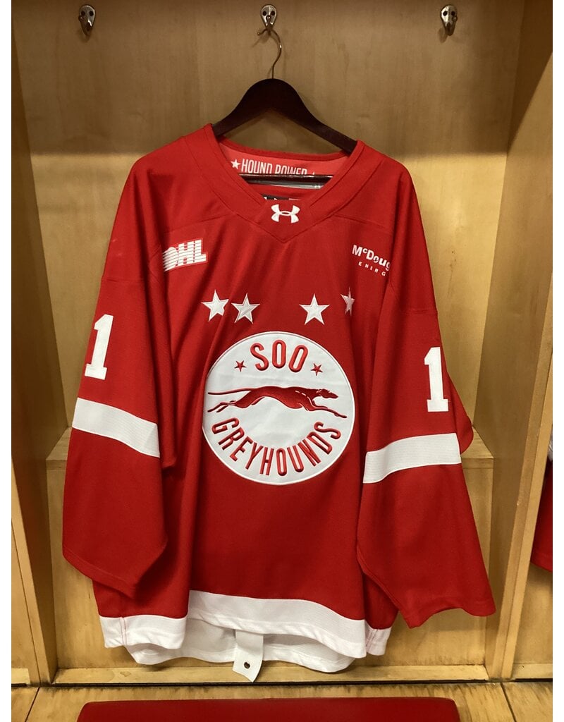 Colin Fitzgerald Game Worn Red 25/26 #11