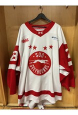 Harris Pangretitsch Game Worn White 25/26 #23