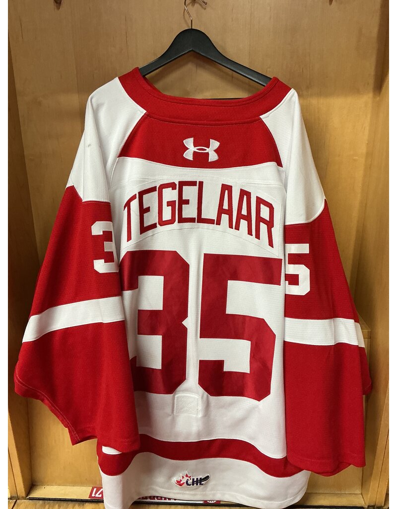 Noah Tegelaar Game Worn White 25/26 #35