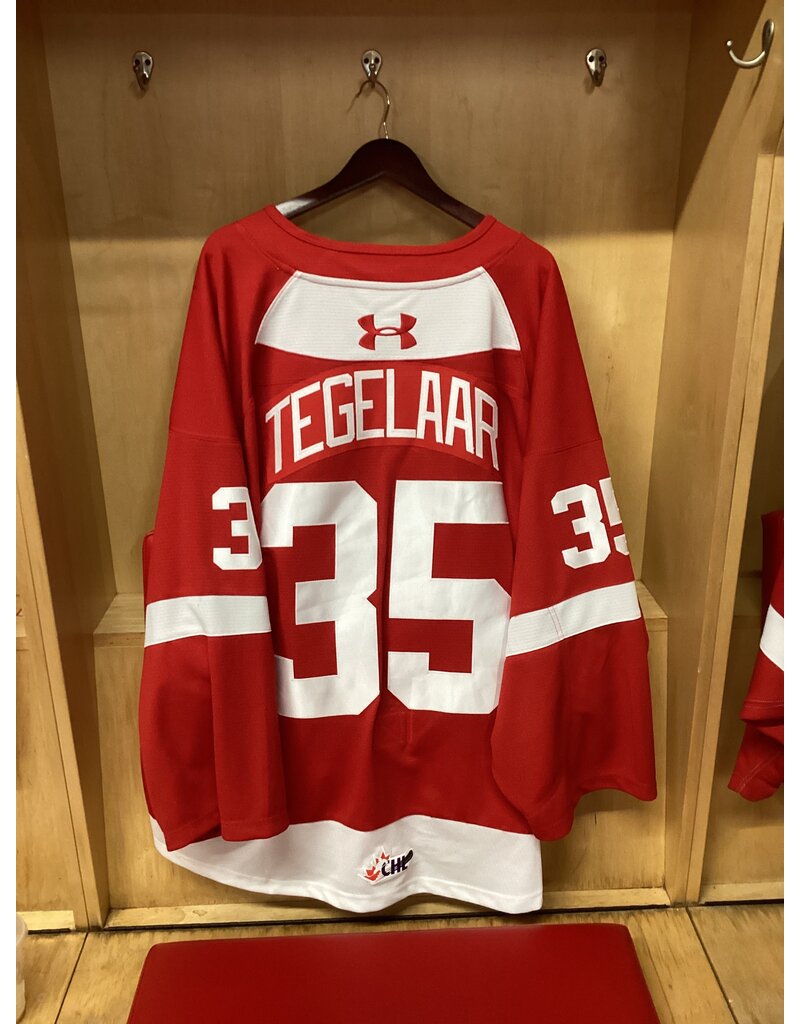 Noah Tegelaar Game Worn Red 25/26 #35