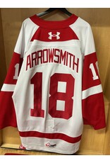 Blake Arrowsmith Game Worn White 25/26 #18