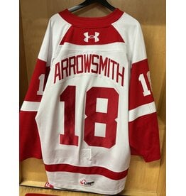 Blake Arrowsmith Game Worn White 25/26 #18