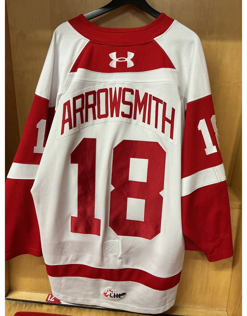Blake Arrowsmith Game Worn White 25/26 #18