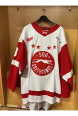 Blake Arrowsmith Game Worn White 25/26 #18