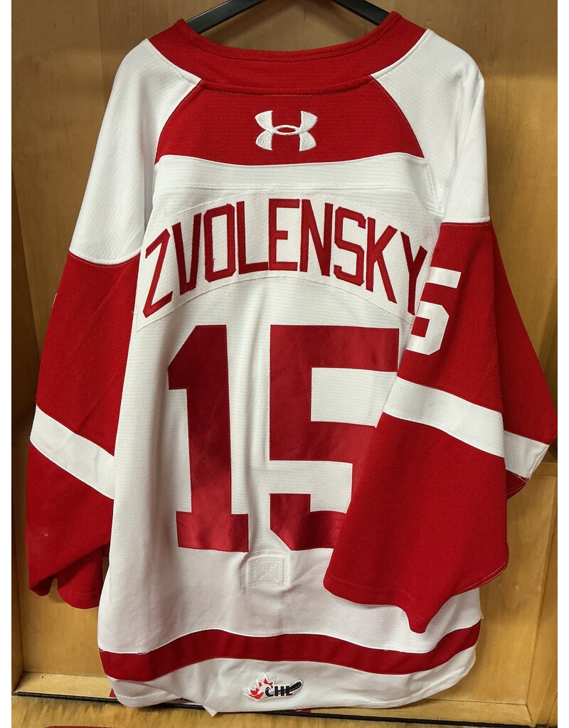 Tobias Zvolensky Game Worn White 25/26 #15