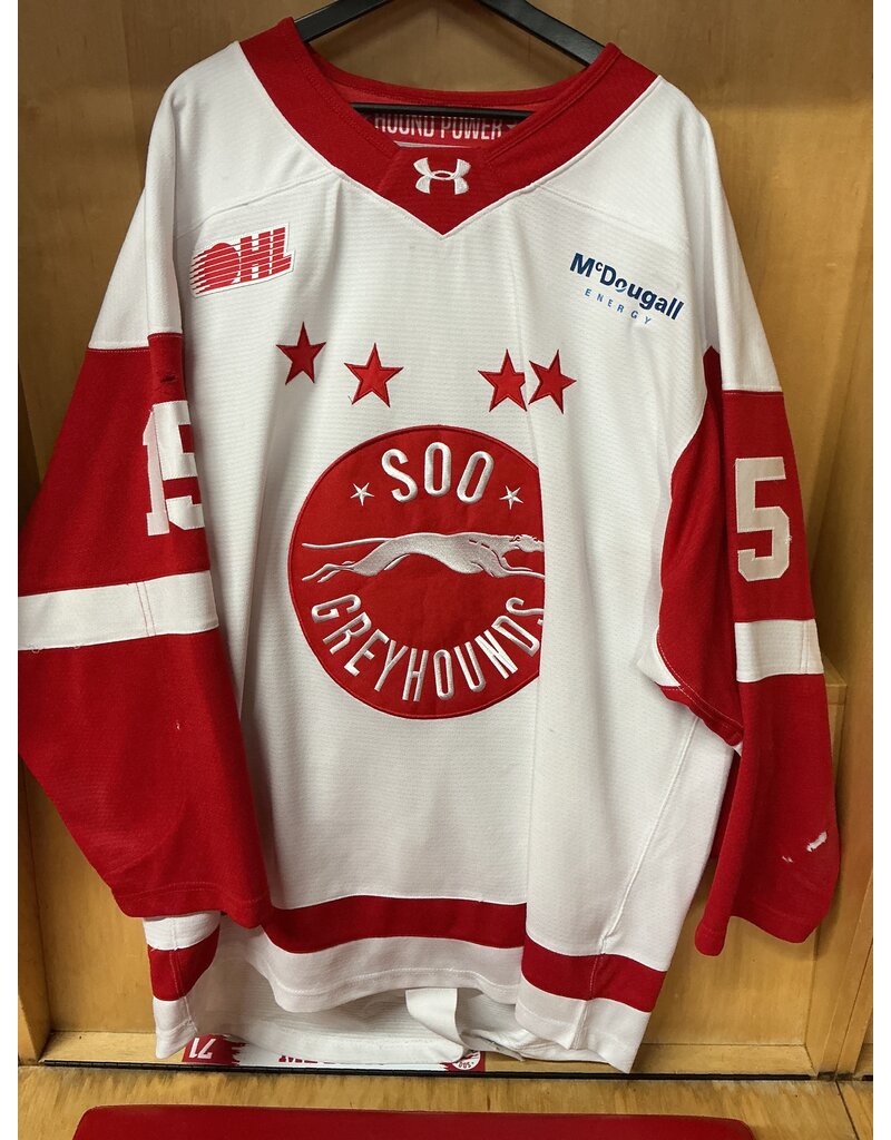 Tobias Zvolensky Game Worn White 25/26 #15