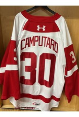 William Camputaro Game Worn White 25/26 #30