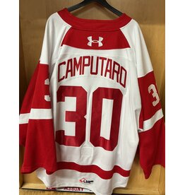 William Camputaro Game Worn White 25/26 #30