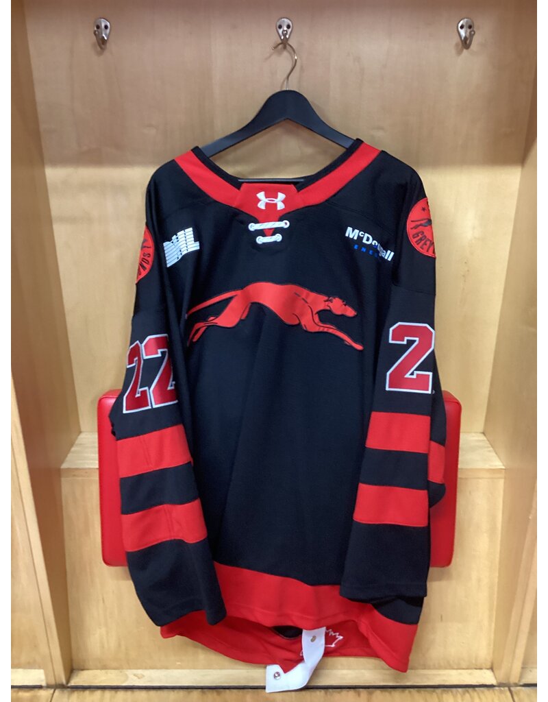 Justin Cloutier Game Worn 3rd 25/26 #22