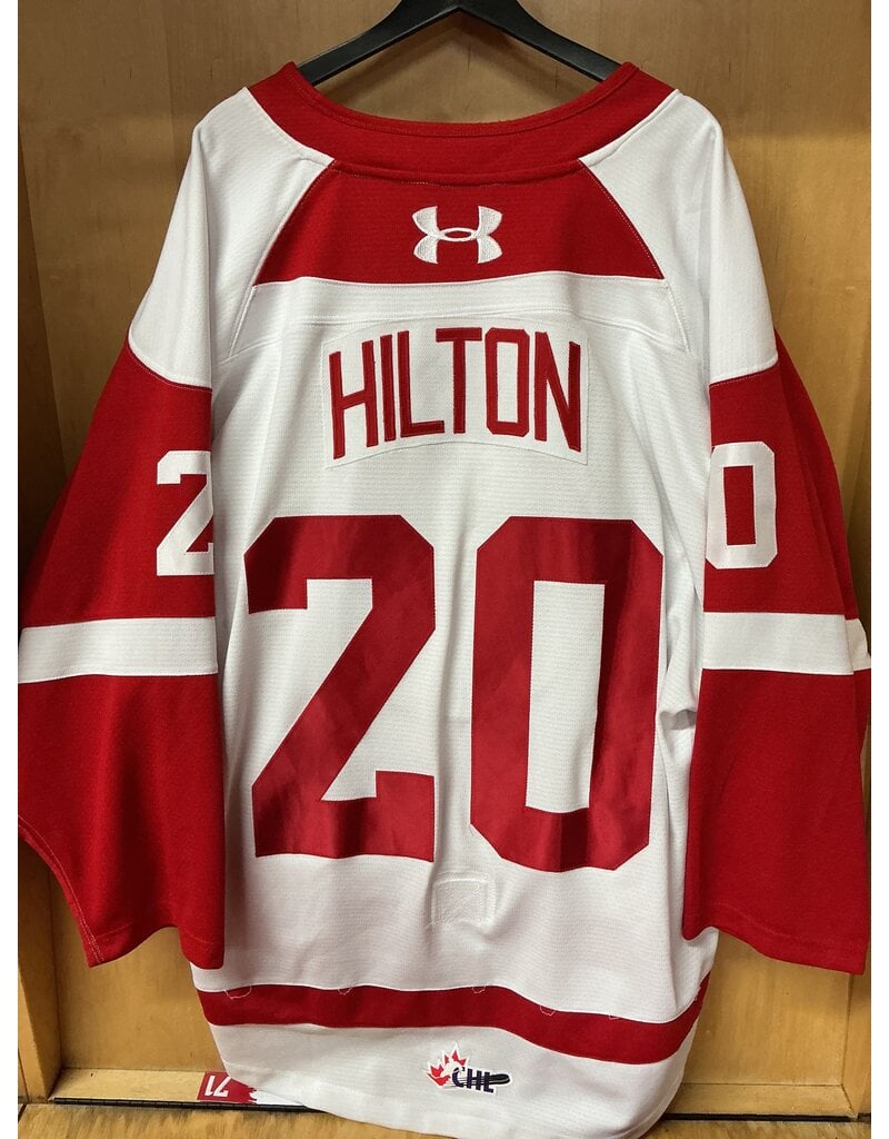 Charlie Hilton Game Worn White 25/26 #20