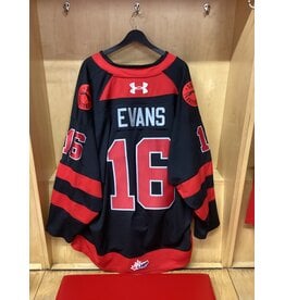 Spencer Evans Game Worn 3rd 25/26 #16