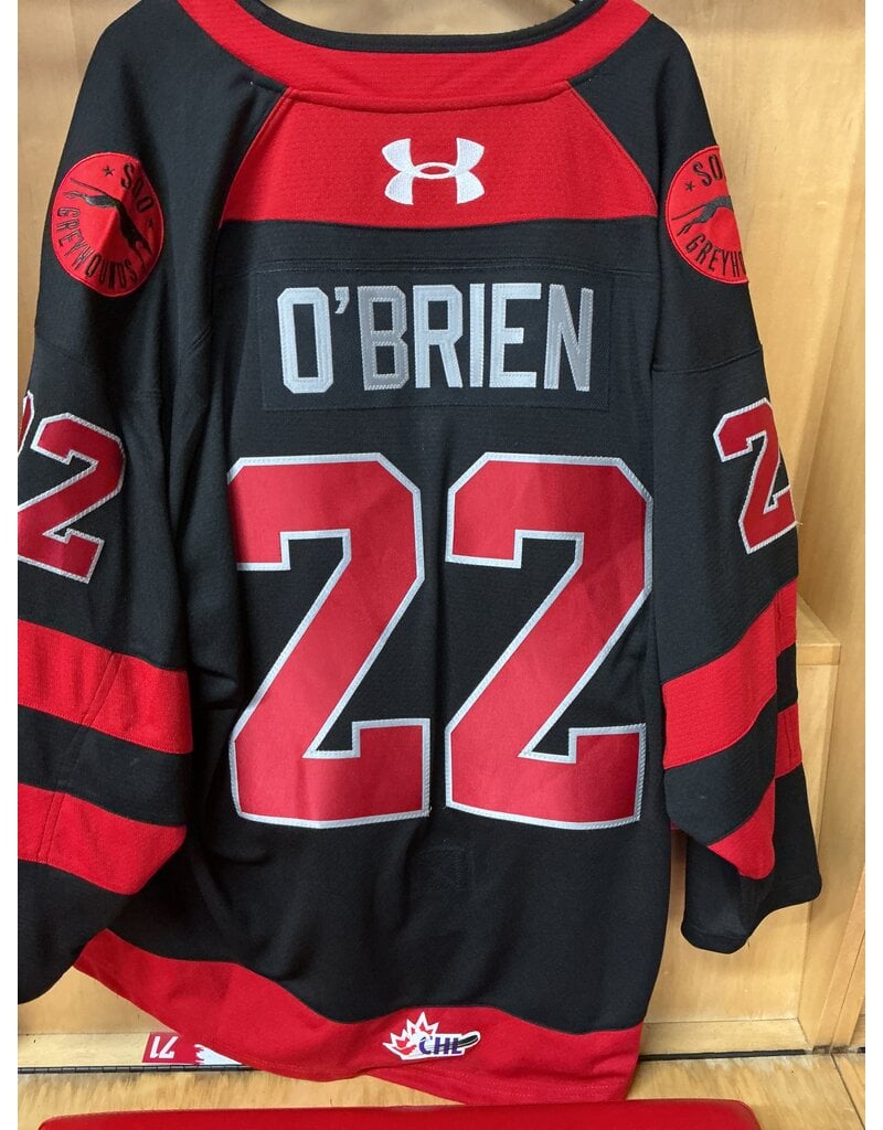 Jack O`Brien Game Worn 3rd 25/26 #22