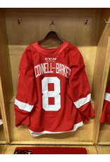 Bryce McConnell-Barker Game Worn Red 24/25 #8