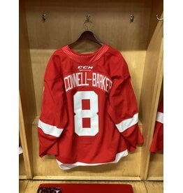 Bryce McConnell-Barker Game Worn Red 24/25 #8