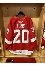 Connor Toms Game Worn Red 23/24 #20
