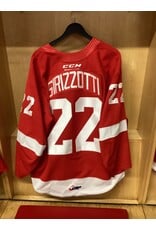 Brenden Sirizzotti Game Worn Red 23/24 #22