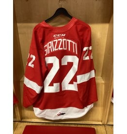 Brenden Sirizzotti Game Worn Red 23/24 #22