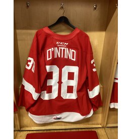 Jordan D`Intino Game Worn Red 23/24 #38