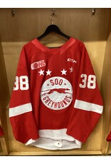 Jordan D`Intino Game Worn Red 23/24 #38