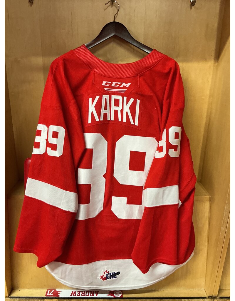 Arttu Karki Game Worn Red 23/24 #39