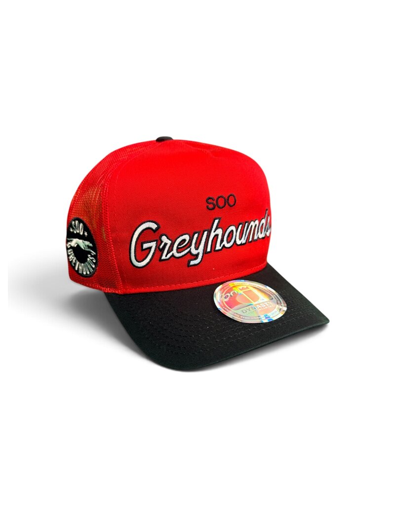 Dorado - Retro Script - Mesh Red/Blk