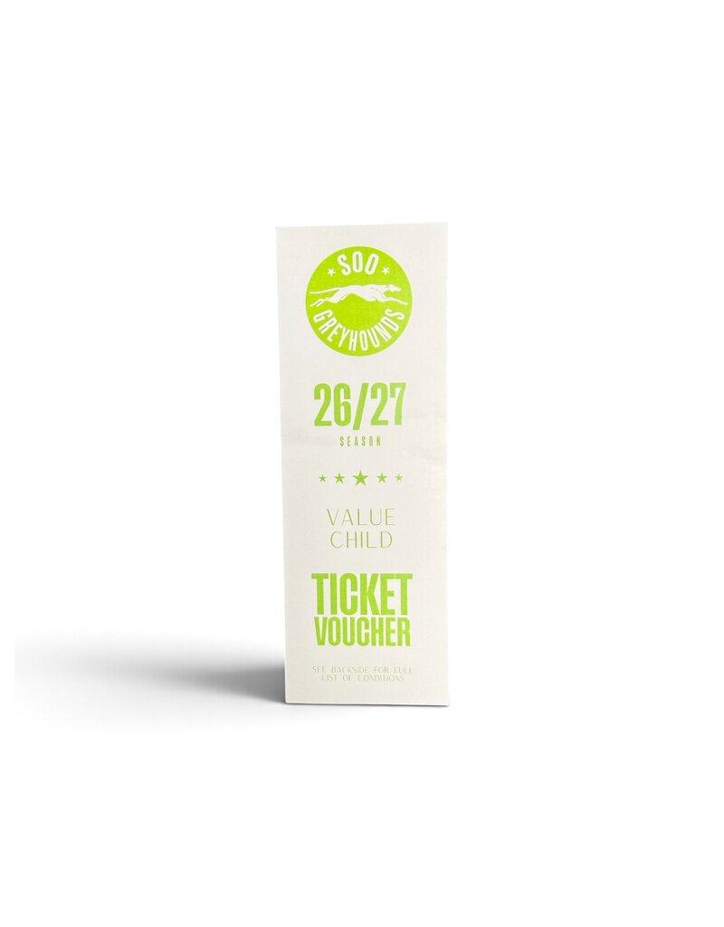 VALUE CHILD Voucher Pack (includes 6 tickets)