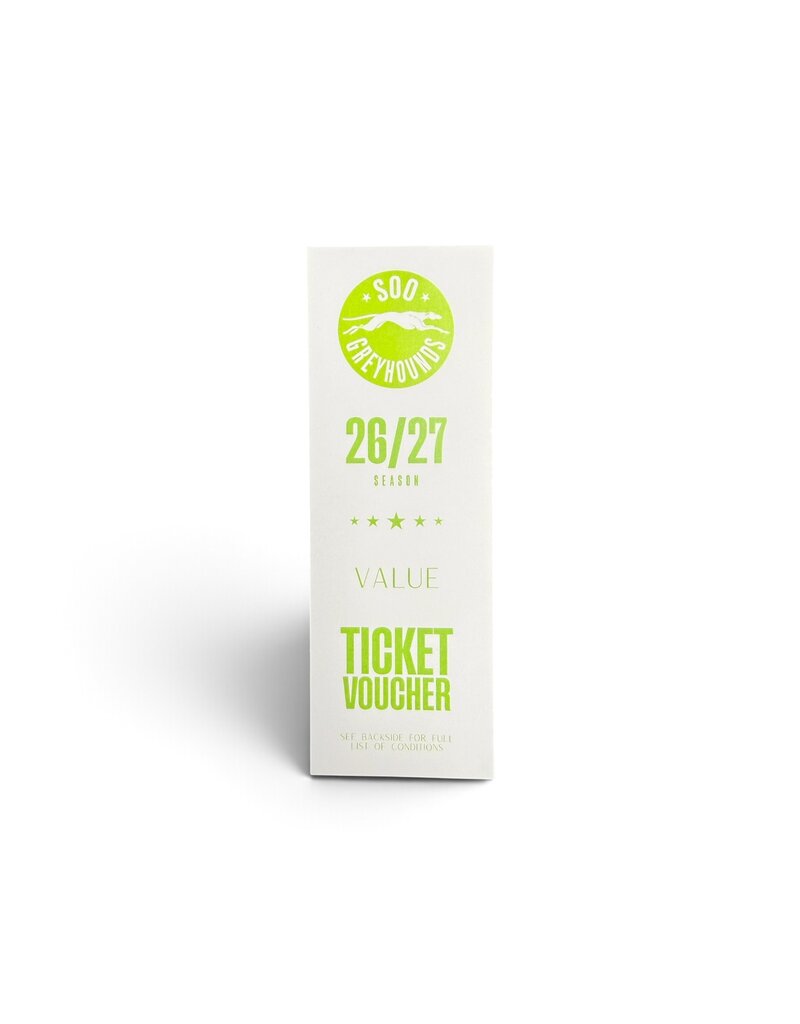 VALUE Voucher Pack (Includes 6 tickets)