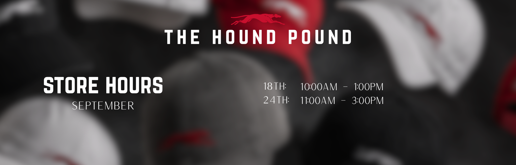 Store Hours- Sept