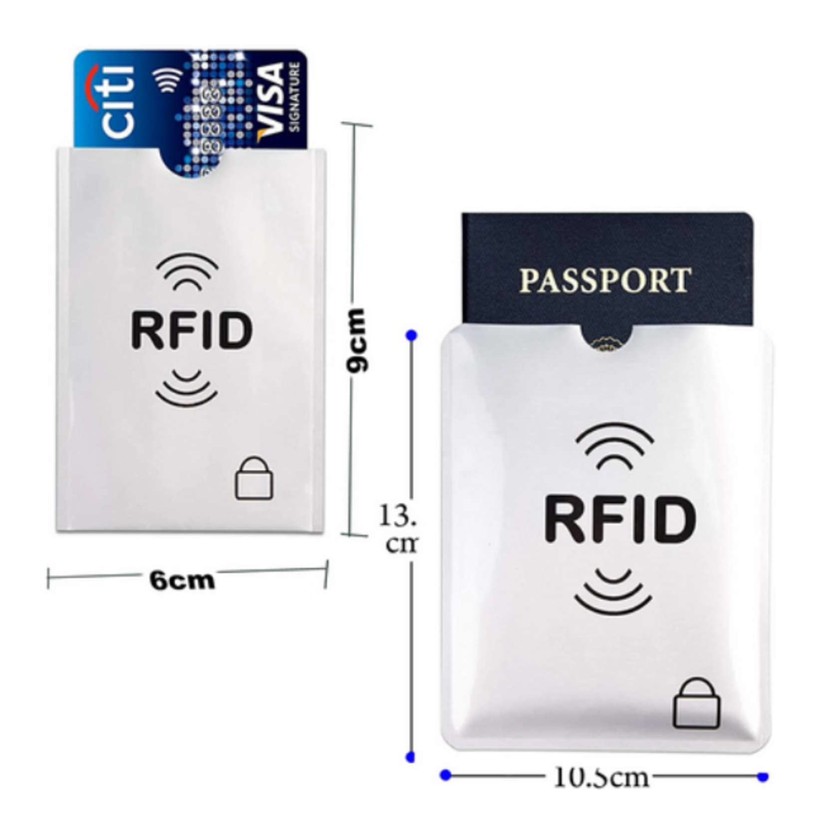 ALI PASSPORT SLEEVE RFID PROTECTION - BAGS N ALL