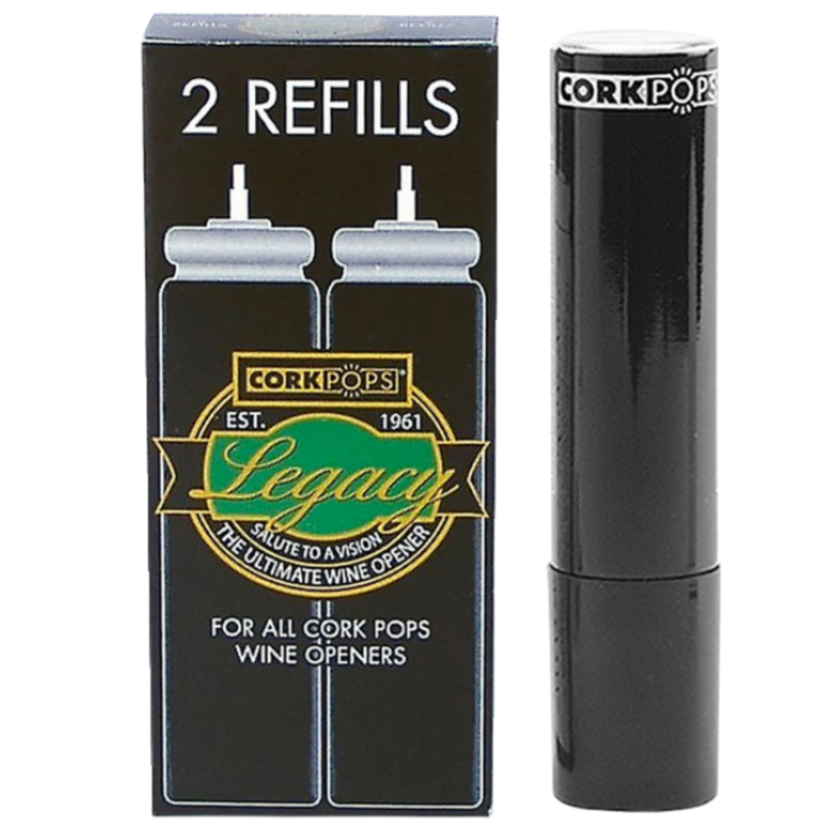 CORKPOPS THE LEGACY OPENER REFILL 2 PACK